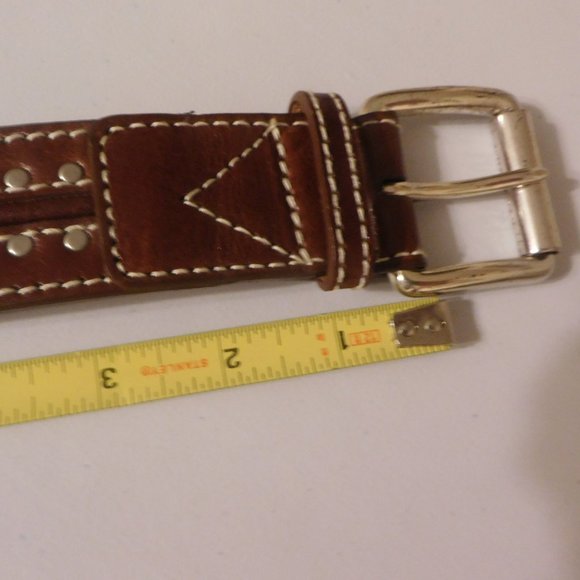 Michael Kor's Leather Studded Women's Belt  EUC - Picture 2 of 7